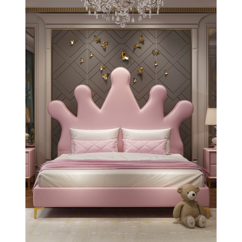 Buy Online Pink Crown Shaped Bed l Online Products in India